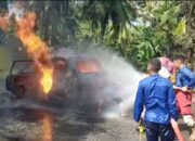 Polisi Ungkap Penyebab Mobil Bermuatan 15 Jeriken Pertalite Terbakar di SPBU Patowonua