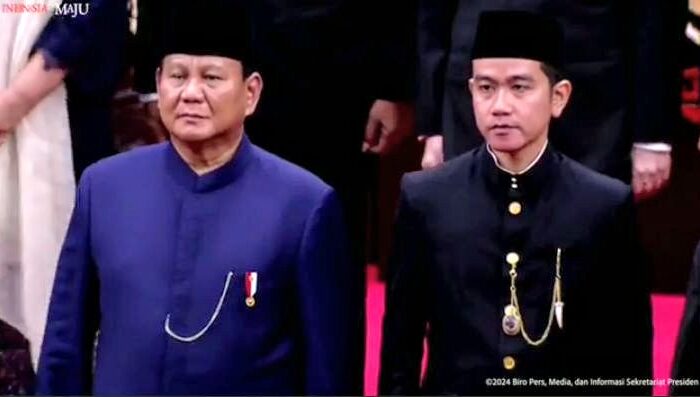 Prabowo Subianto dan Gibran Rakabuming Raka Resmi Dilantik Jadi Presiden dan Wapres RI