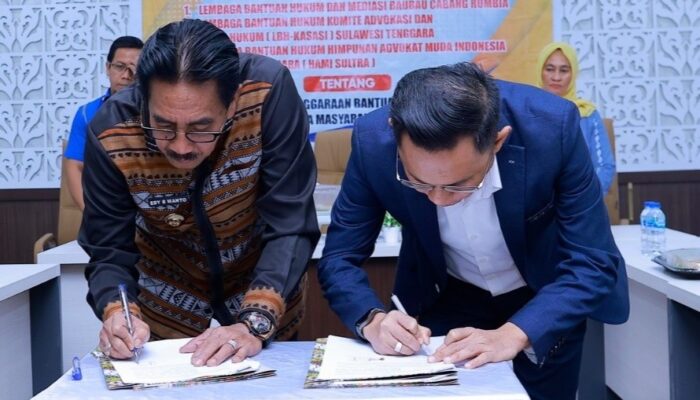Pemda Bombana Komitmen Berikan Perlindungan Hukum Bagi Masyarakat Miskin