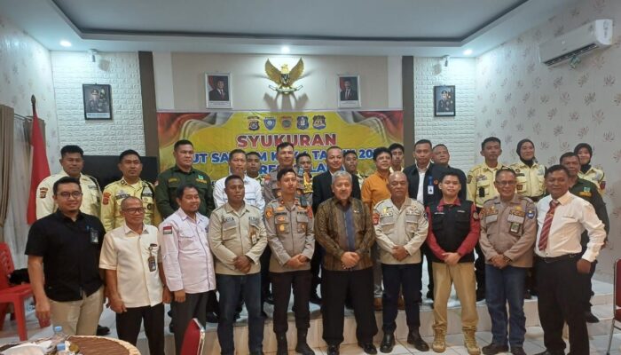Gelar Syukuran, Satpam Siap Memelihara Kamtibmas di Kolaka