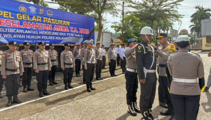 Polres Kolaka Gelar Operasi Keselamatan Anoa 2025, Berikut Jenis Pelanggaran Yang Disasar
