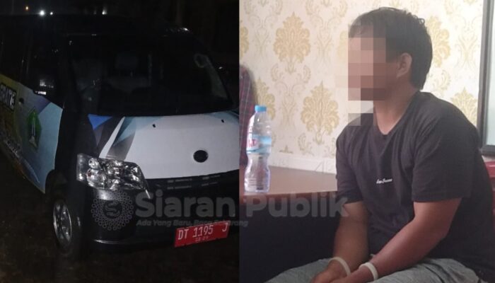 Gunakan Minibus Sekolah Curi Isi Kotak Amal Masjid di Kolut, Pelaku Diringkus