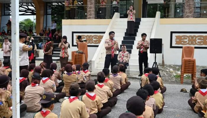 Semarak Temu Ceria Siaga II di Lasusua: 400 Pramuka Cilik Unjuk Kreativitas dan Kemandirian