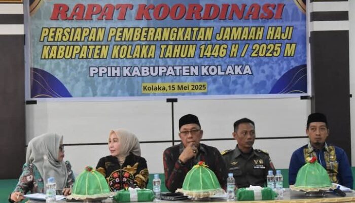 Pemkab Kolaka Gelar Rakor Persiapan Pemberangkatan 439 Jamaah Calon Haji 2025