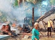 Dapur dan 2 Motor Milik Eks Kades Mataiwoi Koltim Ludes Terbakar, Kerugian Capai Rp100 Juta