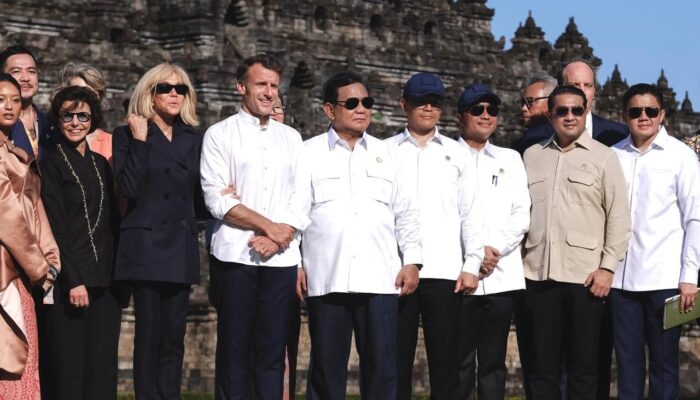 Macron dan Prabowo Kunjungi Borobudur, Menparekraf Sebut Simbol Kreativitas Bangsa