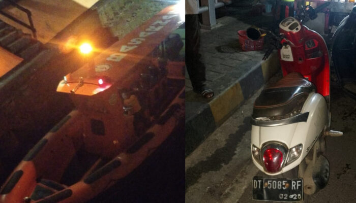 Heboh! Pengendara Motor Nekat Lompat dari Jembatan Teluk Kendari Sambil Menangis