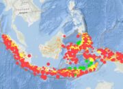 Indonesia Dikepung 1.728 Gempa Sepanjang Mei 2025, Berikut Wilayah Yang Intens Diguncang!