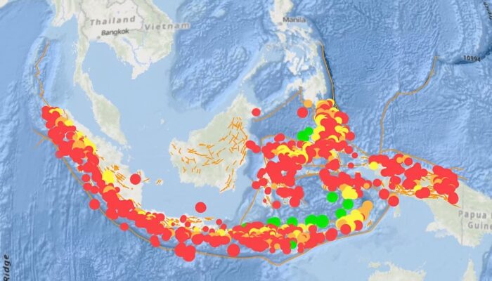 Indonesia Dikepung 1.728 Gempa Sepanjang Mei 2025, Berikut Wilayah Yang Intens Diguncang!