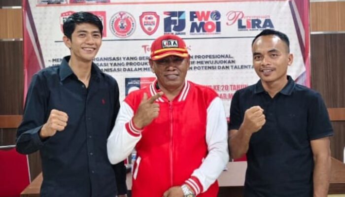 Asran Doiyu Resmi Pimpin LIRA Sultra, DPD Kolut Sambut Optimisme dan Semangat Baru