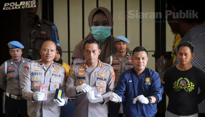 Walah! IRT di Kecamatan Lambai Digrebek Polres Kolut Jualan Sabu Senilai Rp143 Juta
