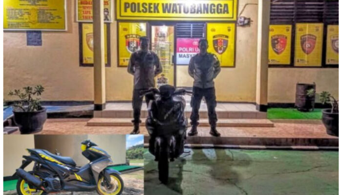 Polsek Watubangga Ungkap Kasus Curanmor, Satu Unit Yamaha Aerox Diamankan