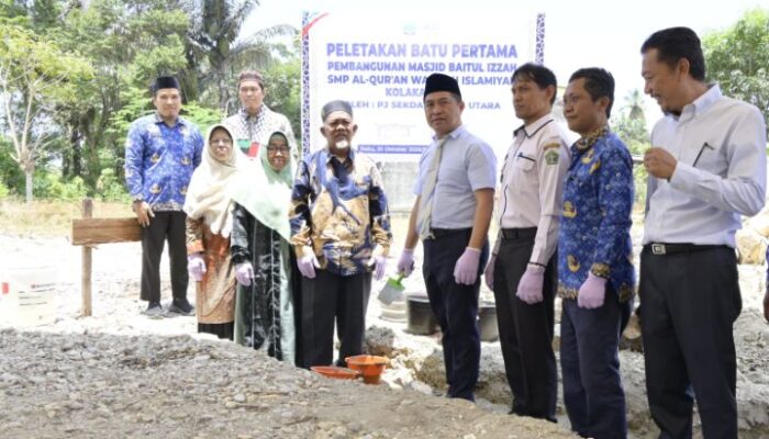 Pembangunan Masjid SMP Al-Qur’an Kolut Disokong Donatur Luar Negeri, Pemkab Dukung Hingga Tuntas