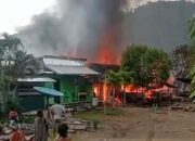 Empat Rumah Terbakar di Kolaka Utara, Diduga Akibat Korsleting Listrik