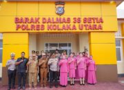 Kapolda Sultra Resmikan Barak Dalmas 38 Setia