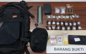 Polres Kolaka Bekuk Pengedar Sabu Seberat 27,59 Gram di Lamokato