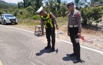 Kecelakaan di Jalan Trans Sulawesi Kolut, Satu Pengendara Tewas