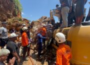 Operator Alat Berat Tewas Tertimpa Longsoran Batu di Baubau
