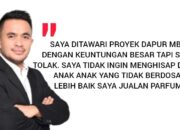 Anggota DPD RI Ini Tolak Tawaran Dapur MBG, Pilih Jual Parfum daripada Ambil Untung dari Anak Sekolah