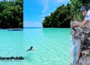 Niat Menikmati Panorama Pantai Onembute di Kolaka, Polisi Ini Justru Berakhir Membersihkan Sampah Pengunjung