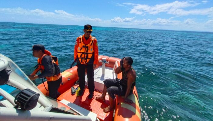 Basarnas Berhasil Temukan dan Evakuasi Nelayan yang Terombang-Ambing di Perairan Karang Kapota