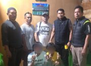 Lagi ! Polsek Ngapa Kembali Tangkap 2 Terduga Pengedar Sabu, 13 Saset Siap Edar Disita