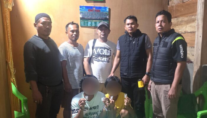 Lagi ! Polsek Ngapa Kembali Tangkap 2 Terduga Pengedar Sabu, 13 Saset Siap Edar Disita