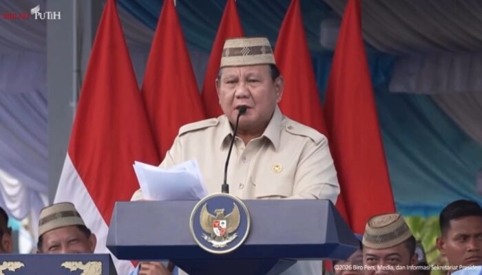 Momen Presiden Prabowo Celetuk “Ndasmu” saat Pidato