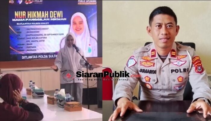 Wakili Kolaka Utara, Nur Hikmah Dewi Raih Juara I Public Speaking Ditlantas Polda Sultra pada Puncak Hari Bhayangkara ke-80