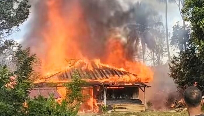 Rumah Petani di Konawe Selatan Ludes Terbakar