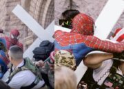 Demo Aktivis Anti-Islam Jake Lang di Minneapolis Ricuh, Spider-Man Ikut Menghajar