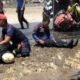 Diduga Tak Diberi Jalan, Mobil Damkar Terguling Saat Kejar Waktu Padamkan Api