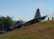 Pesawat Tempur Sukhoi Tergelincir di Bandara Internasional Sultan Hasanuddin