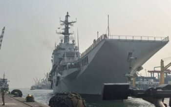 Kapal Induk Italia ITS Giuseppe Garibaldi Resmi Jadi Milik Indonesia, Berganti Nama jadi KRI Sriwijaya-100