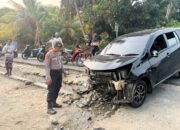Diduga Microsleep, Toyota Calya Tabrak Gorong-gorong di Kolut