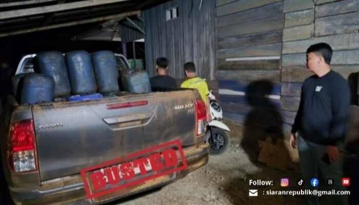 Polisi Gerebek Dugaan Penimbunan 830 Liter Solar Subsidi di Kolut, Pemilik Diduga ASN!