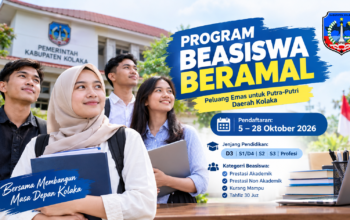 Pemkab Kolaka Buka Pendaftaran Beasiswa Mulai D3 hingga S3, Berikut Syarat dan Dokumen Yang Disiapkan