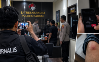 Jurnalis tvOne Mengaku Dibanting dan Videonya Dihapus Saat Liputan di Satresnarkoba Polres Baubau