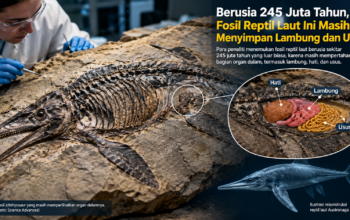 Berusia 245 Juta Tahun, Fosil Reptil Laut Ini Masih Menyimpan Lambung dan Usus